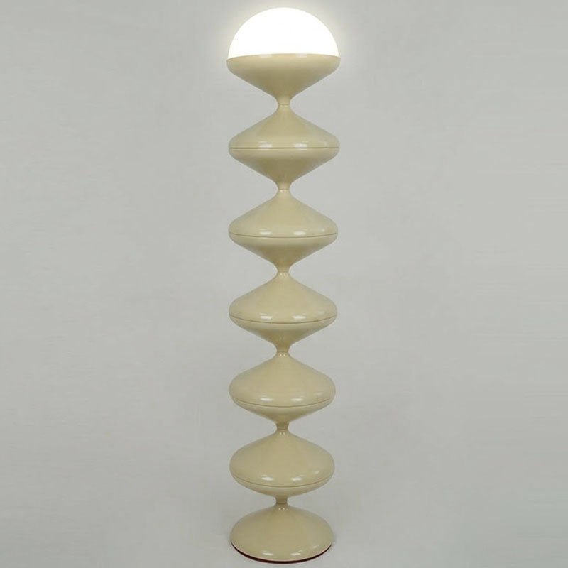 Skandinavische Eisen Stehlampe mit Sanduhr Design Rund View 13