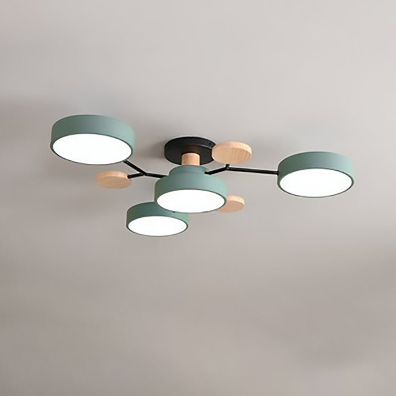 Skandinavische LED Deckenleuchte mit Ast Design Alternate