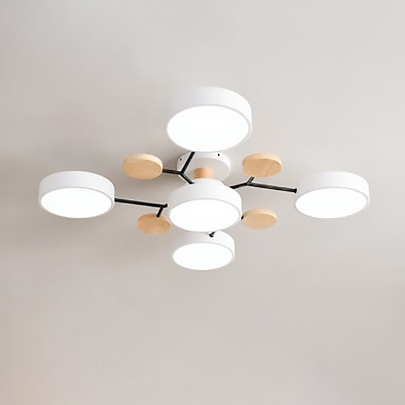 Skandinavische LED Deckenleuchte mit Ast Design View 12