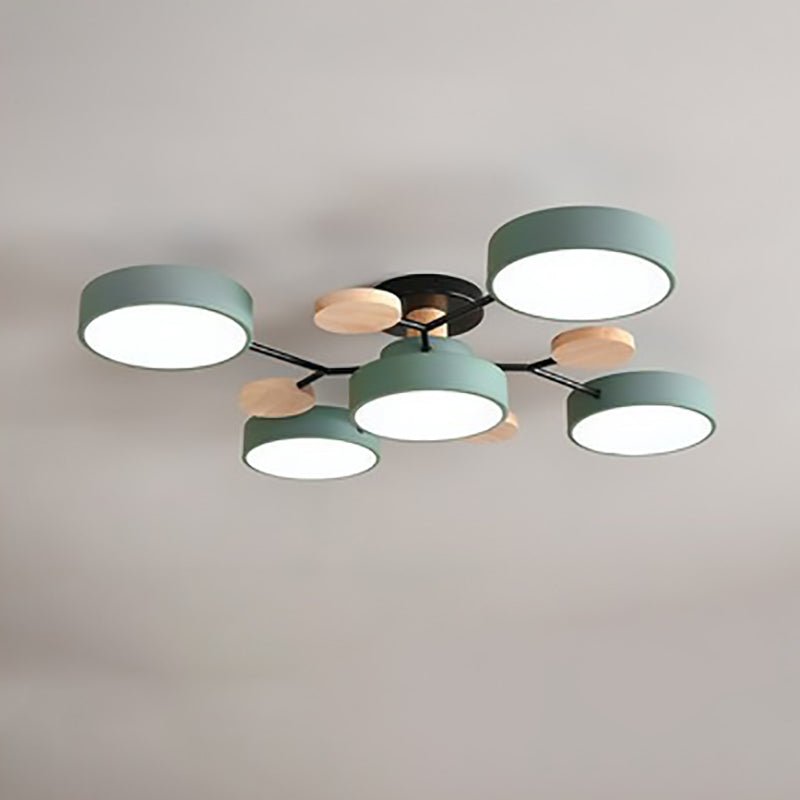 Skandinavische LED Deckenleuchte mit Ast Design View 13