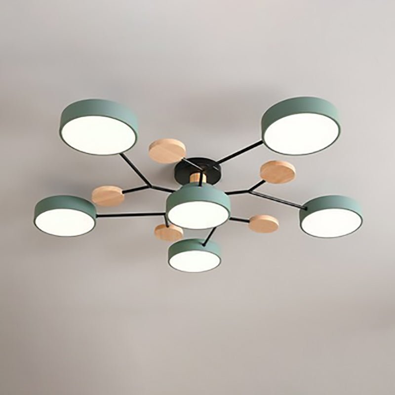 Skandinavische LED Deckenleuchte mit Ast Design View 16