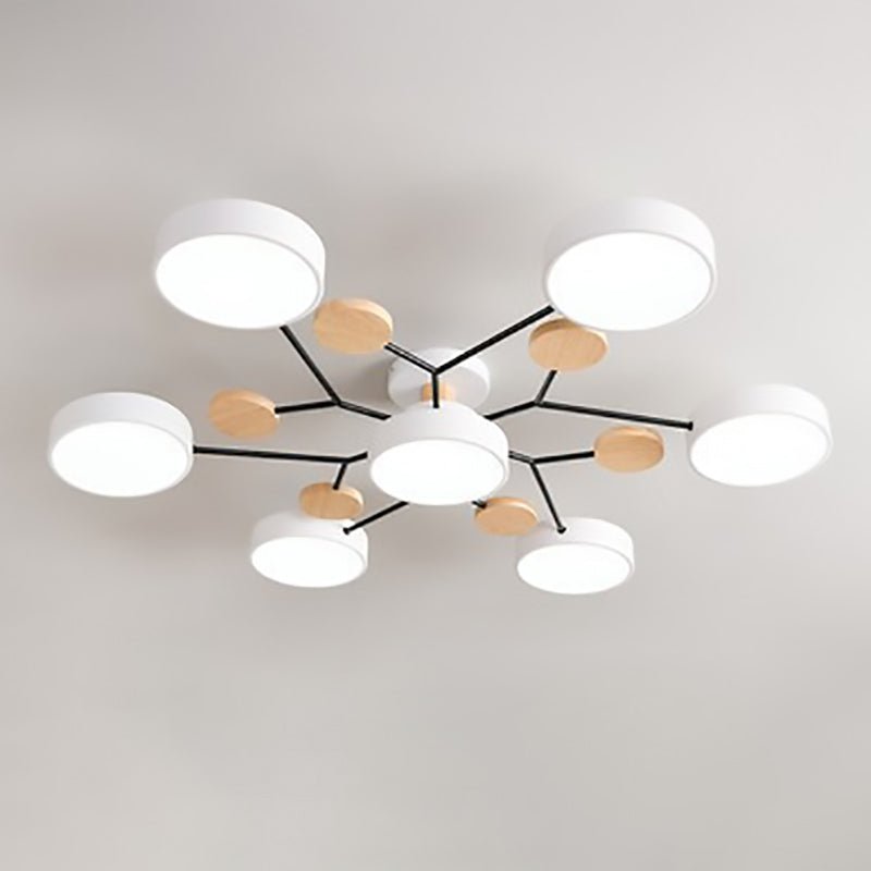Skandinavische LED Deckenleuchte mit Ast Design View 18