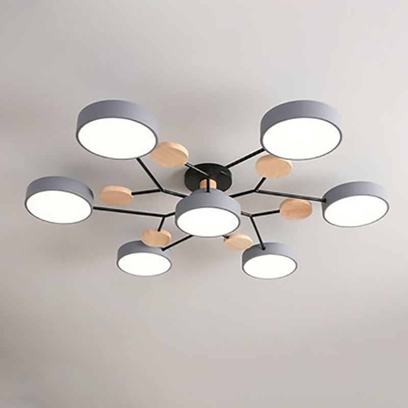 Skandinavische LED Deckenleuchte mit Ast Design View 20