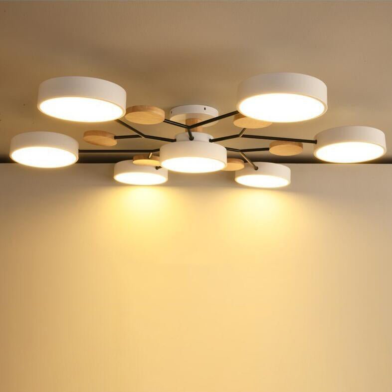 Skandinavische LED Deckenleuchte mit Ast Design View 23