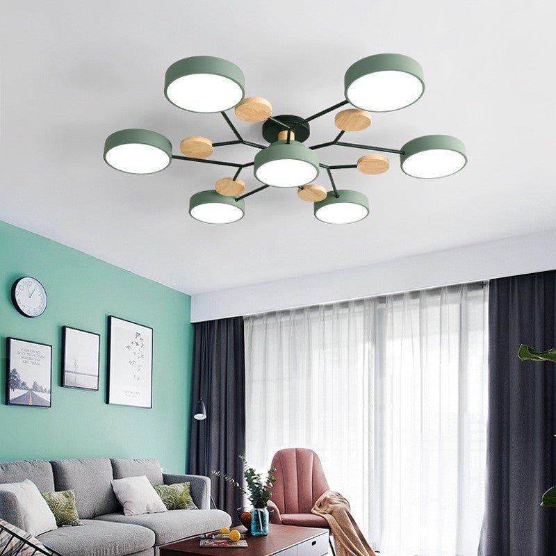 Skandinavische LED Deckenleuchte mit Ast Design View 25