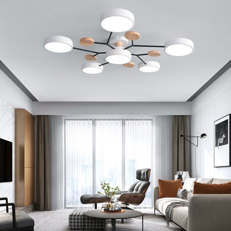 Skandinavische LED Deckenleuchte mit Ast Design View 26