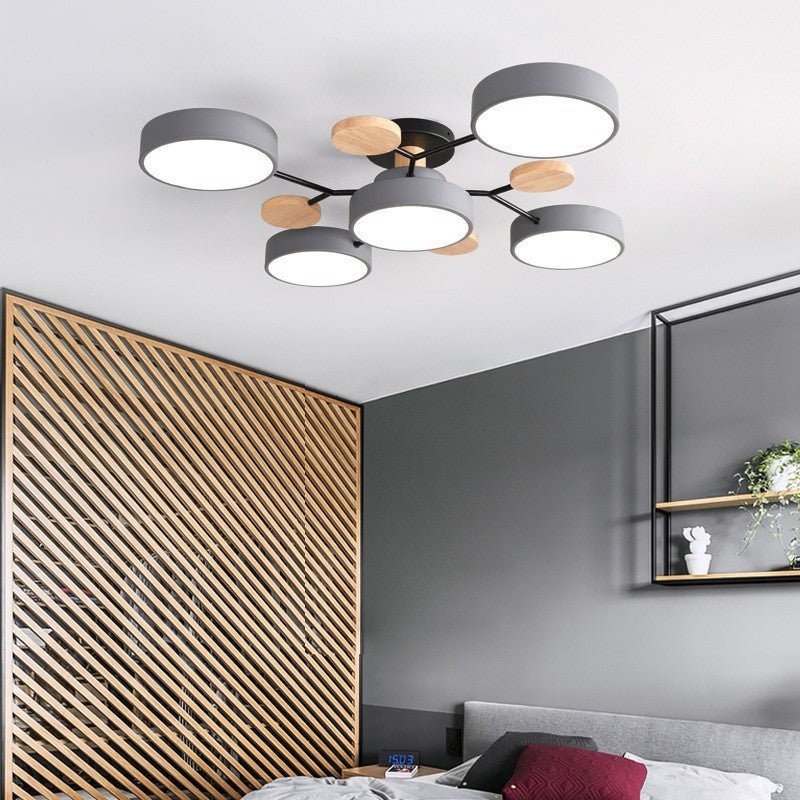 Skandinavische LED Deckenleuchte mit Ast Design View 27