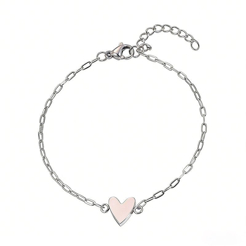 Verstellbares Herzarmband als Partner-Schmuck Back