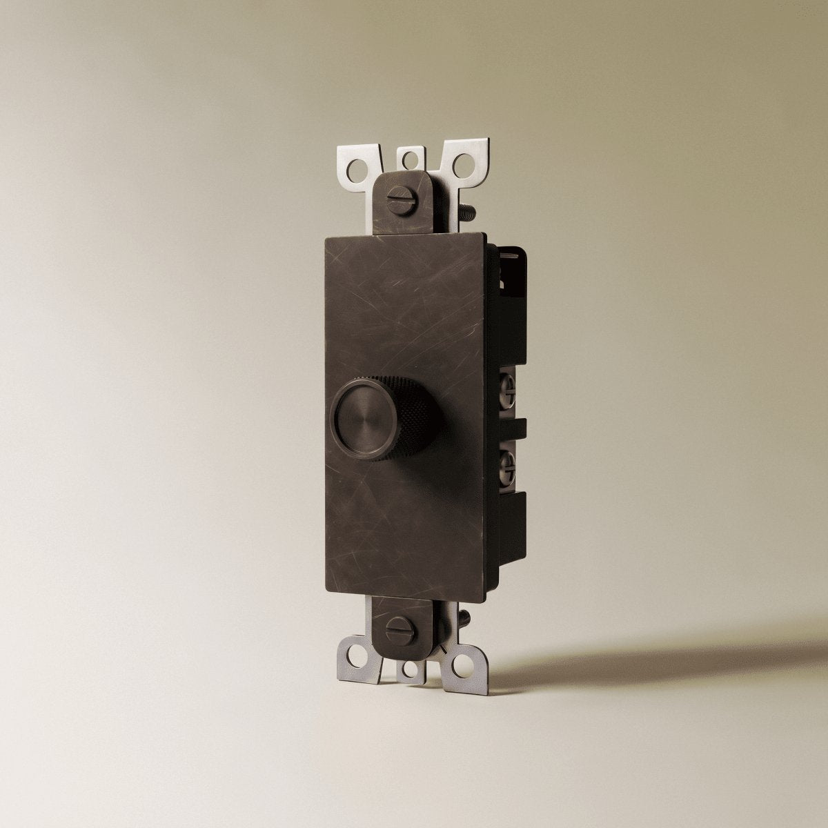 Vintage Messing Dimmschalter als Individuelles Modul Detail