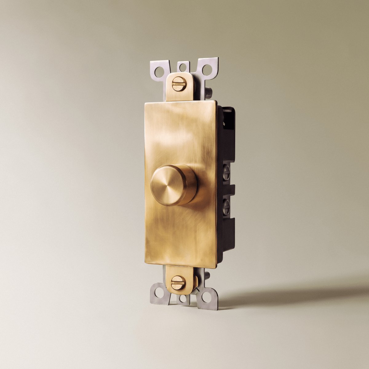 Vintage Messing Dimmschalter als Individuelles Modul Full