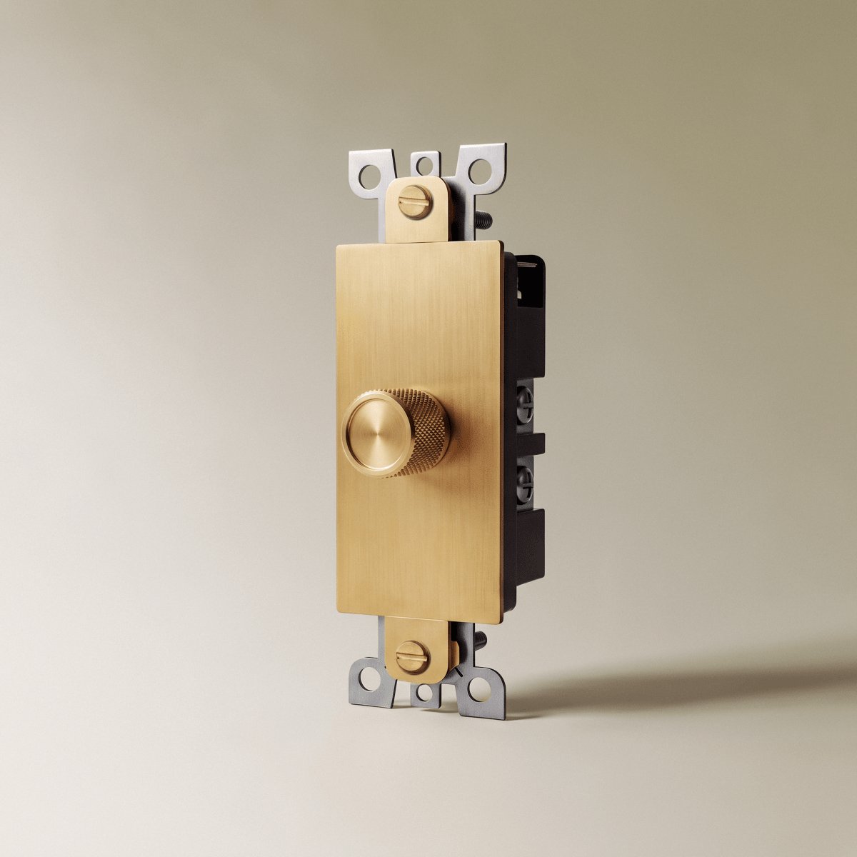 Vintage Messing Dimmschalter als Individuelles Modul Hero