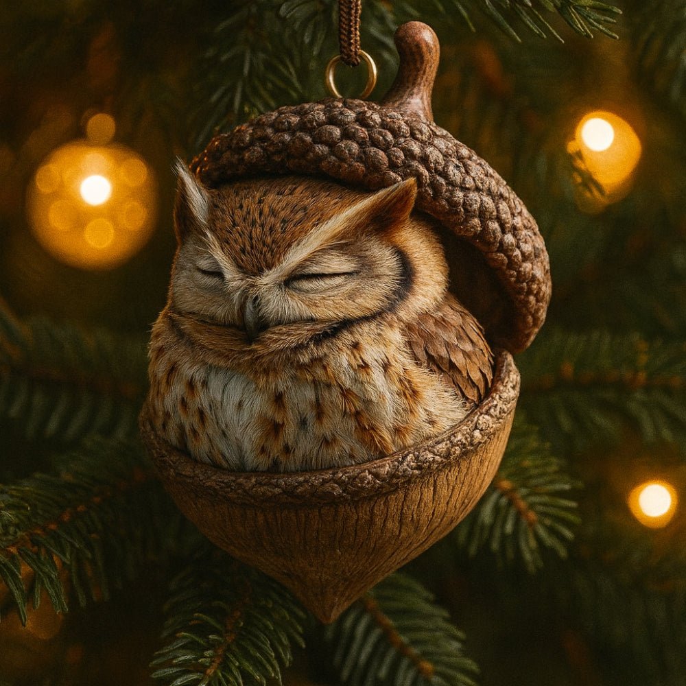 Weihnachtsdekoration Waldtiere in Eichel als Baumdeko Lifestyle